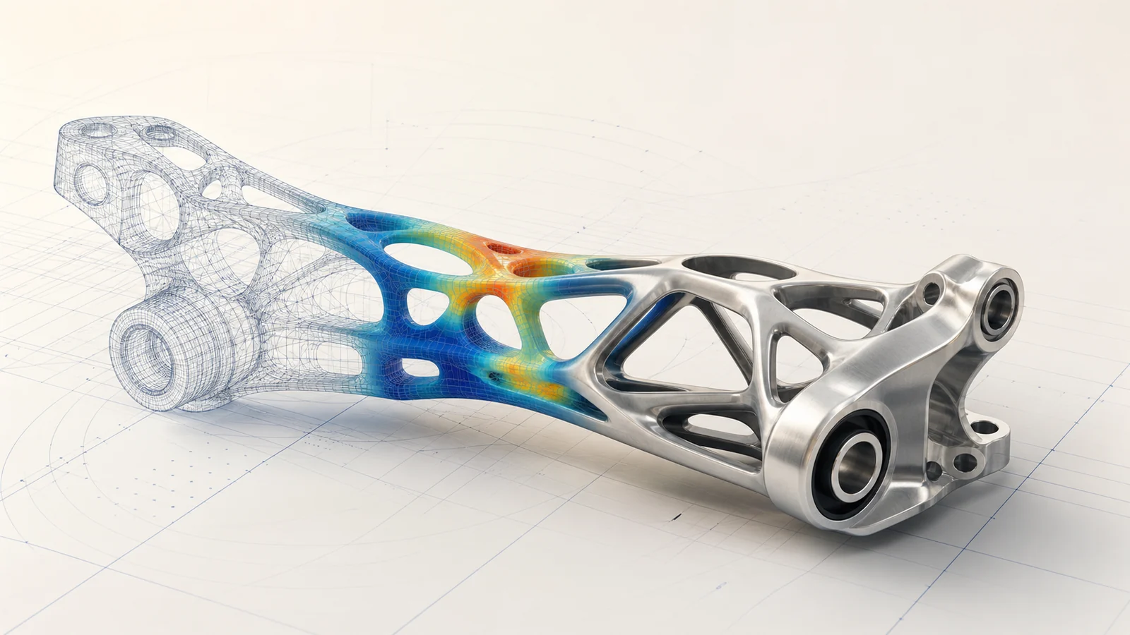 CAD modelinden analize ve üretilmiş parçaya geçiş